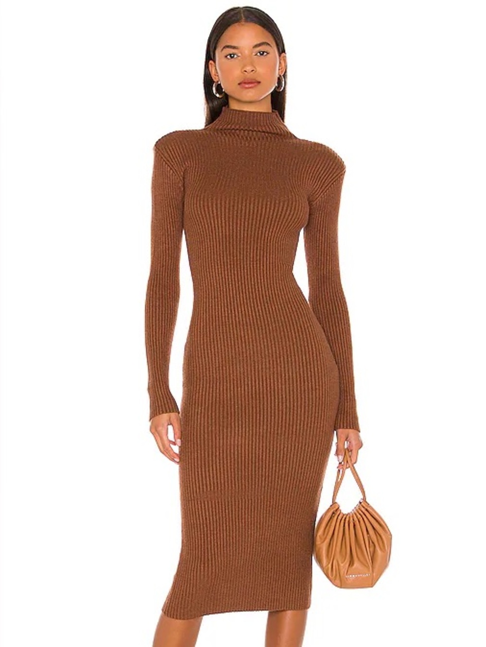 Revolve ASTR the Label Abilene Sweater Dress in Nutmeg